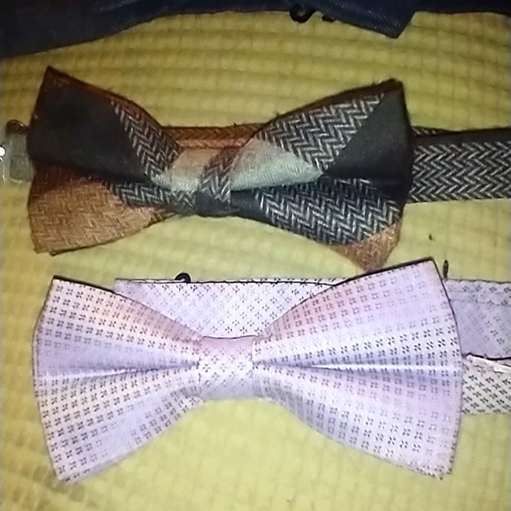 Set of 2 Men's Bowties